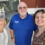 Fredrika Moser, Bill Haines, and Hannah Cooper pose together for a photo in New Orleans